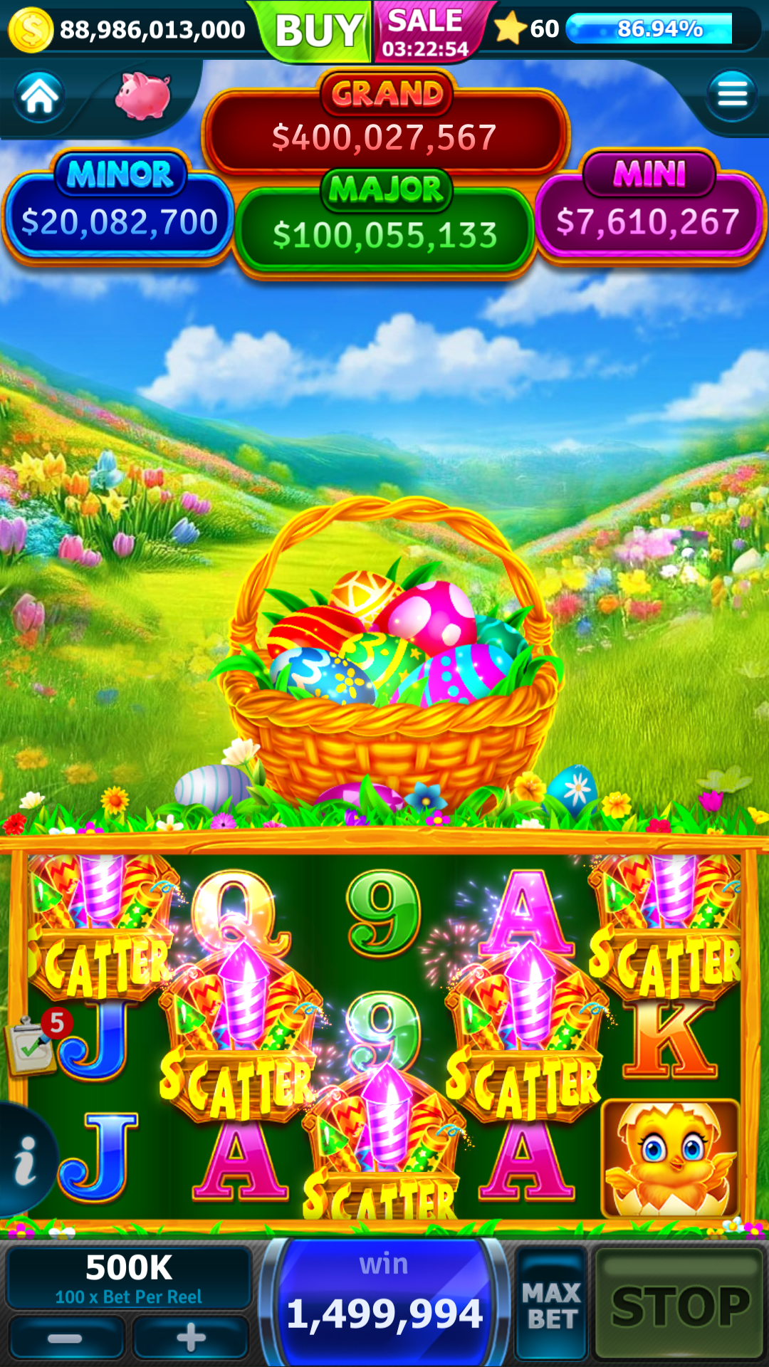 Game screenshot - portrait