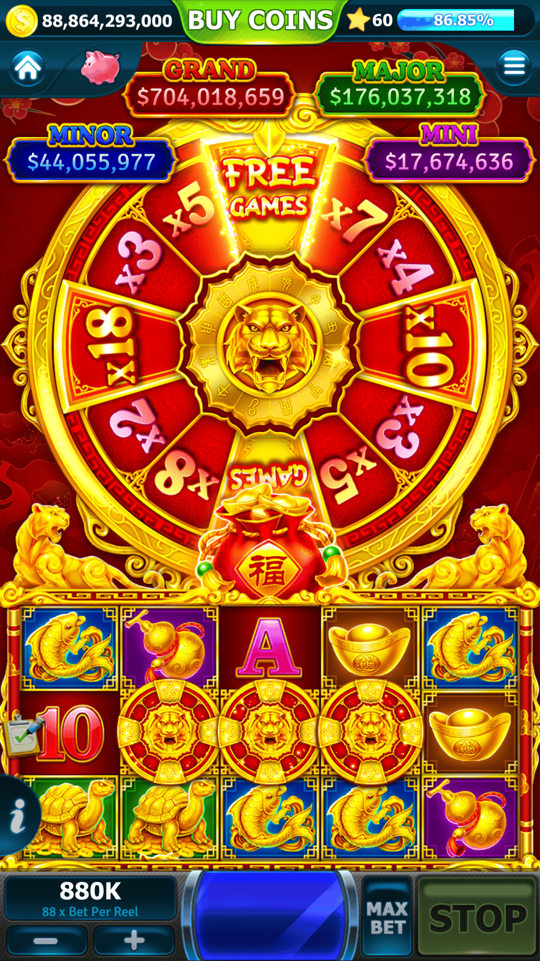 Game screenshot - portrait