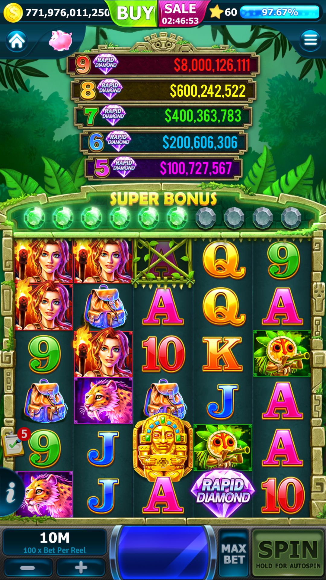 Game screenshot - portrait