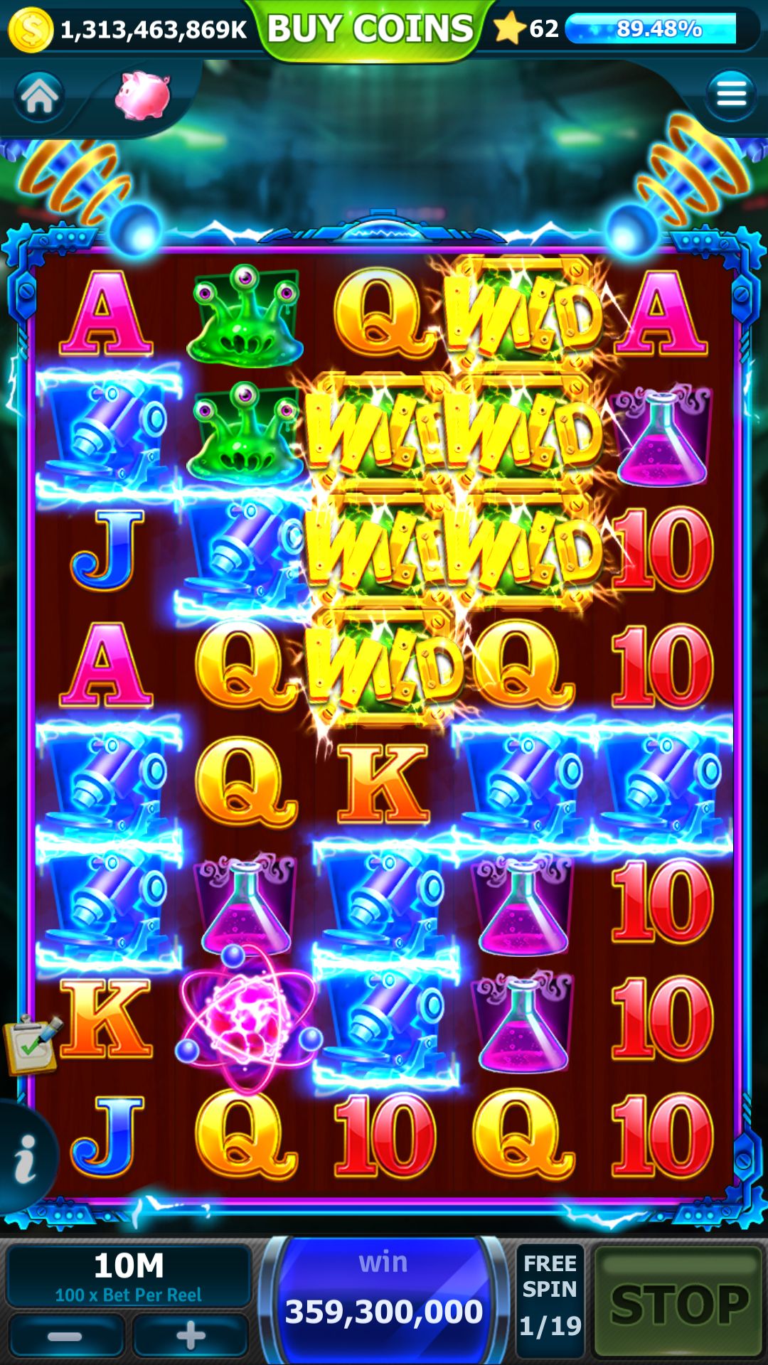 Game screenshot - portrait