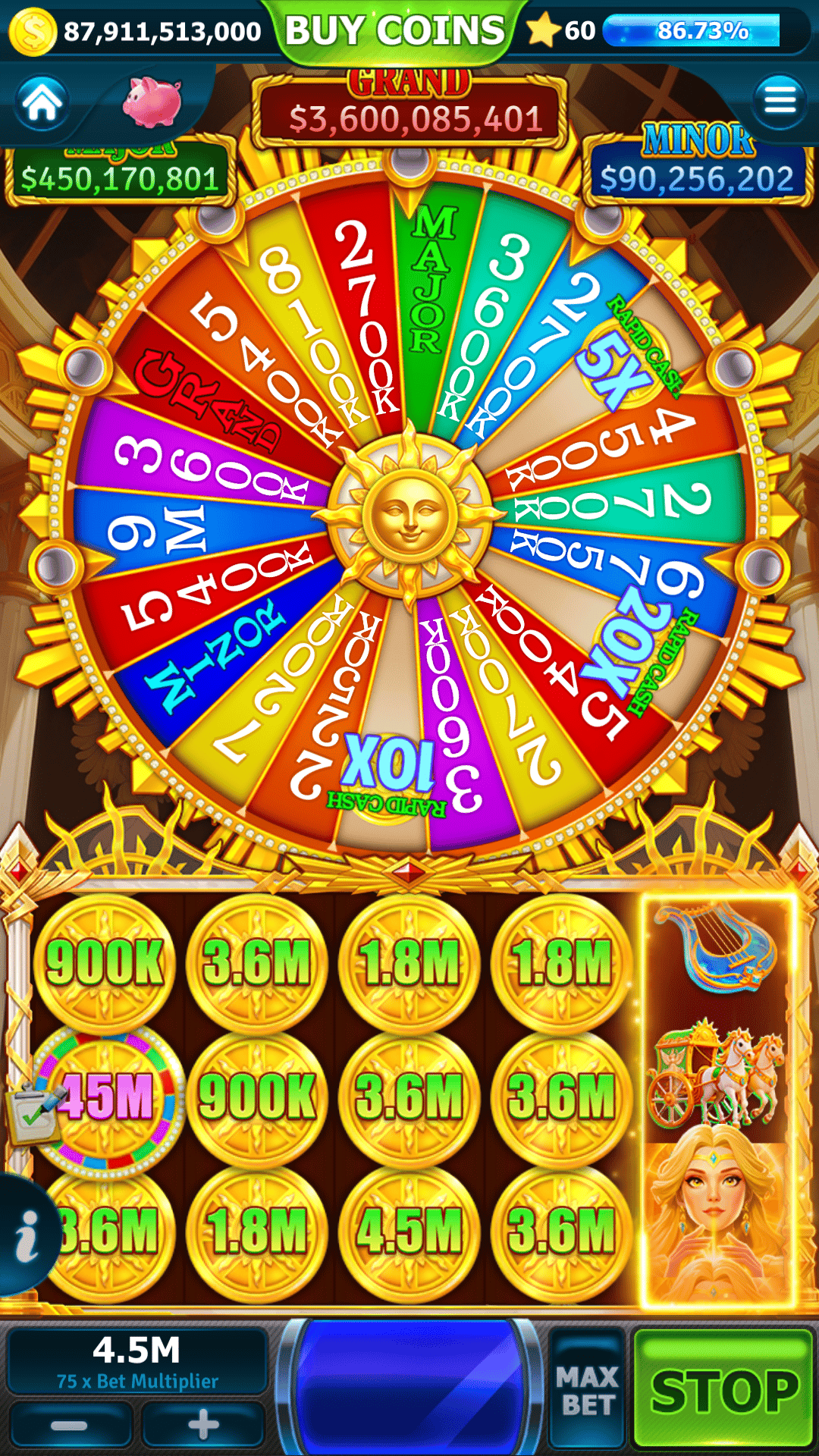 Game screenshot - portrait